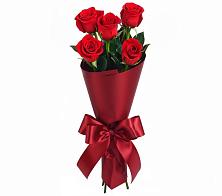 Букет 5 Красных роз Эдлесс Лав в Гороховке