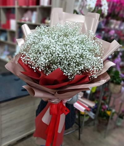 Букет цветов из: Гипсофила в Гороховке