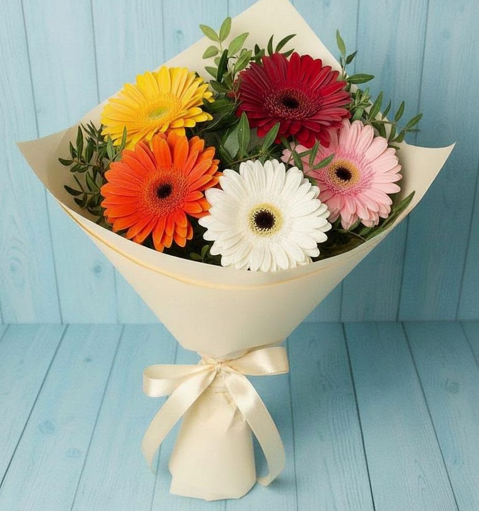 Букет цветов из: Герберы в Гороховке