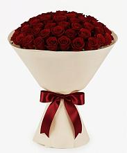 Букет 101 Бордовая роза Блэк Бакарра в Гороховке