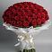 Букет 101 Красная роза Блэк Мэджик в Гороховке