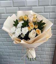 Букет цветов из:  Розы и Хризантемы в Гороховке