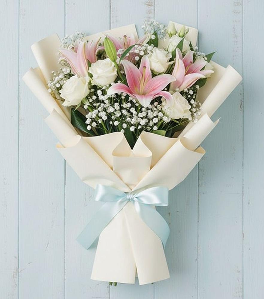 Букет цветов из: Лилии в Гороховке