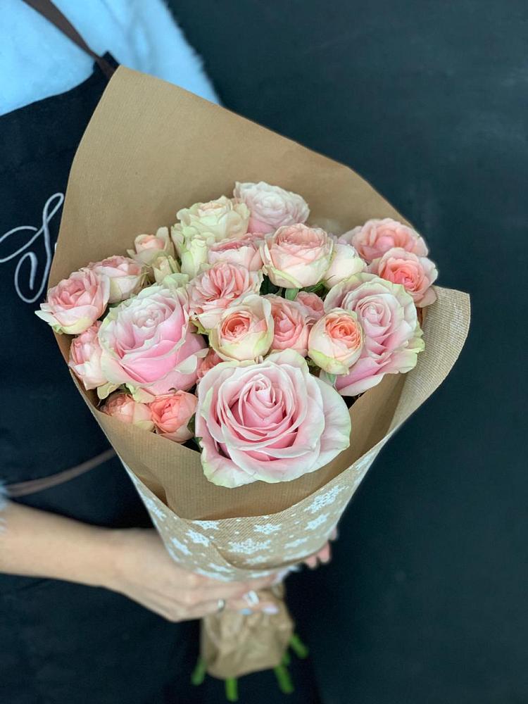 Букет цветов из: Хризантемы и Розы в Гороховке