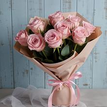 Букет цветов из:  Розы #REPLACE_PRED# Гороховке