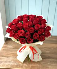 Букет 29 Красных роз в Гороховке
