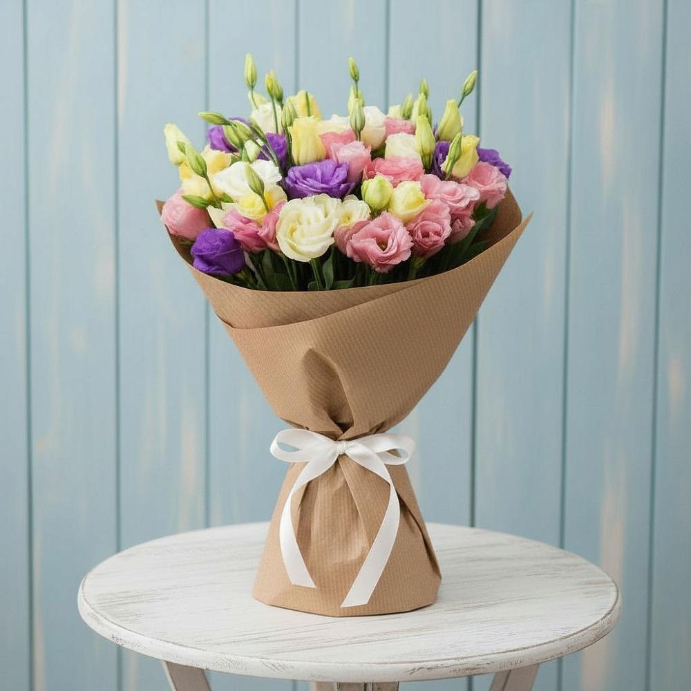 Букет цветов из: Лизиантусы в Гороховке