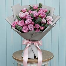 Букет цветов из:  Розы #REPLACE_PRED# Гороховке